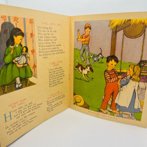 The Old Woman Who Lived In A Shoe And Other Nursery Rhymes No. 505 Vintage - Picture 8 of 8